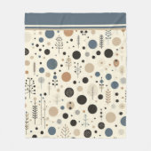 Abstraktes Wald Fleecedecke (Vorderseite)