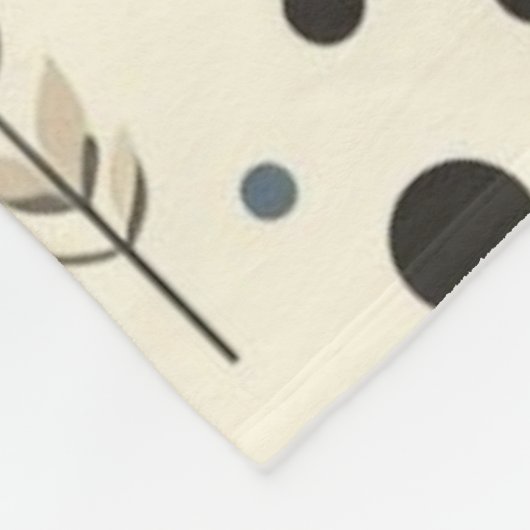 Abstraktes Wald Fleecedecke (Ecke)