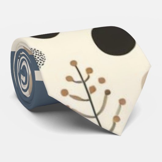 Abstraktes Wald Krawatte (Gerollt)