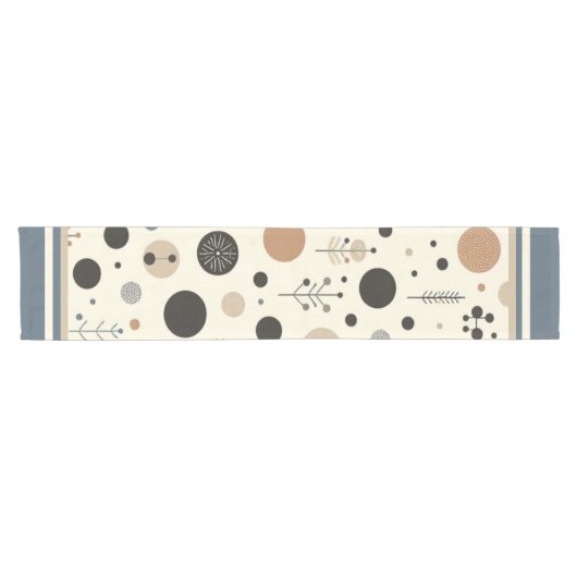 Abstraktes Wald Kurzer Tischläufer (Horizontal)