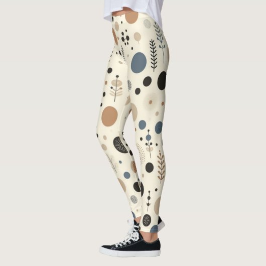 Abstraktes Wald Leggings (Links)
