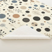 Abstraktes Wald Sherpadecke (3/4)