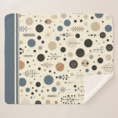 Abstraktes Wald Sherpadecke (Vorderseite (Horizontal))