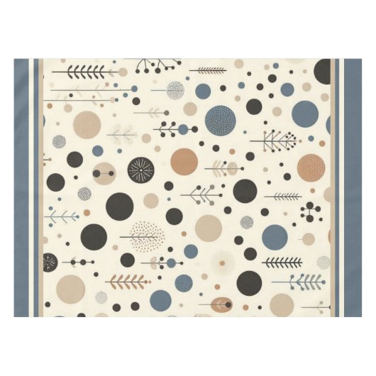 Abstraktes Wald Tischdecke (Vorderseite (Horizontal))