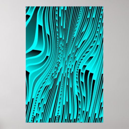 abstraktes Wallpaper-Design als Hintergrund Poster (Vorne)