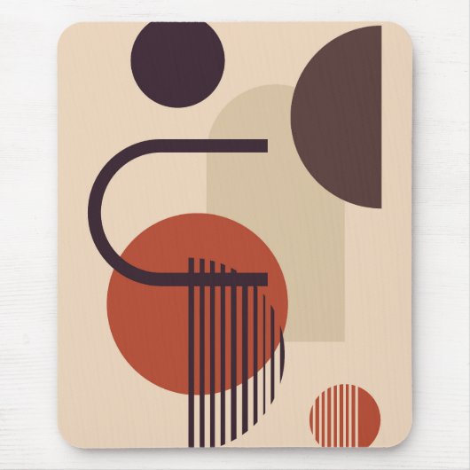Abstraktes Wandkunst-Design Mousepad (Vorne)