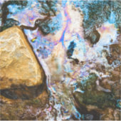 abstraktes Wasser Aufkleber (Vorderseite)