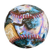 abstraktes Wasser Baseball (Rückseite)