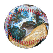abstraktes Wasser Baseball (Vorderseite Links)