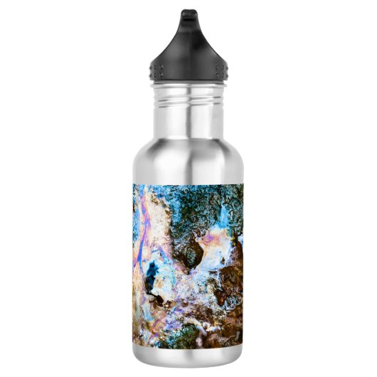 abstraktes Wasser Edelstahlflasche (Rechts)