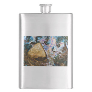 abstraktes Wasser Flachmann