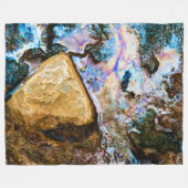 abstraktes Wasser Fleecedecke (Vorderseite (Horizontal))