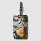 abstraktes Wasser Gepäckanhänger (Vorderseite Vertikal)