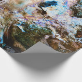 abstraktes Wasser Geschenkpapier (Ecke)