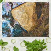 abstraktes Wasser Geschirrtuch (Gefaltet)