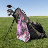 ABSTRAKTES WASSER GOLFHANDTUCH (Gras)