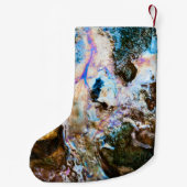 abstraktes Wasser Kleiner Weihnachtsstrumpf (Rückseite)