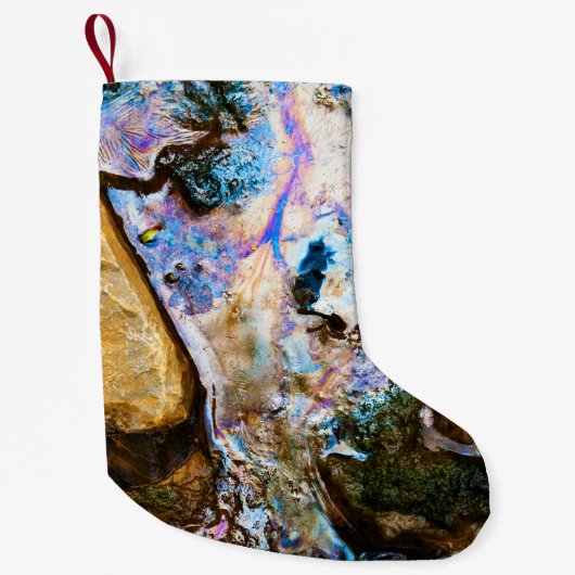 abstraktes Wasser Kleiner Weihnachtsstrumpf (Vorderseite)