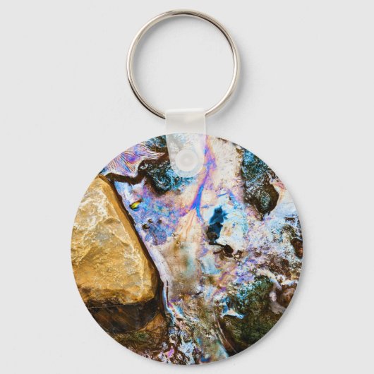 abstraktes Wasser Schlüsselanhänger (Vorderseite)