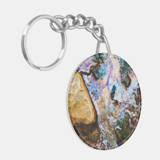 abstraktes Wasser Schlüsselanhänger (Vorderseite links)