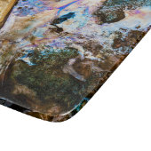 abstraktes Wasser Schneidebrett (Ecke)