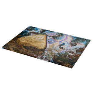 abstraktes Wasser Schneidebrett