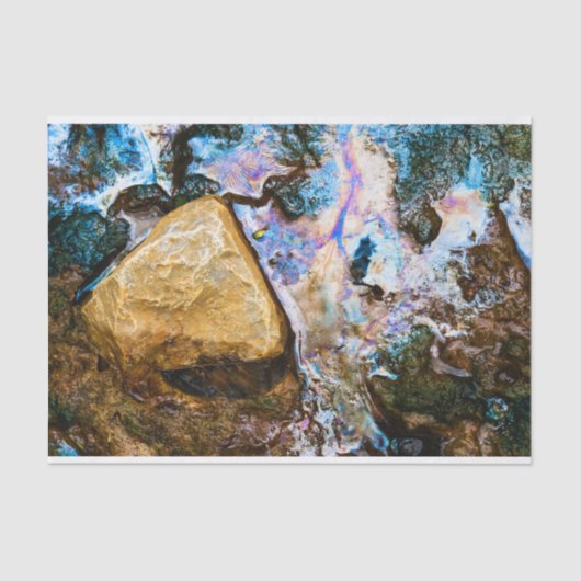 abstraktes Wasser Seidenpapier (Vorderseite)