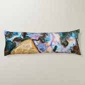 abstraktes Wasser Seitenschläferkissen (Rückseite)