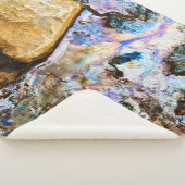 abstraktes Wasser Sherpadecke (3/4)