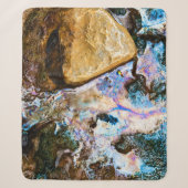 abstraktes Wasser Sherpadecke (Vorderseite)