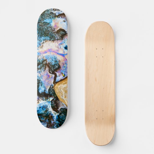 abstraktes Wasser Skateboard (Vorderseite)