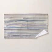 Abstraktes Wasser Streifen Kunst Badehandtuch Set (Handtuch)