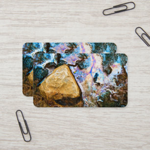 abstraktes Wasser Visitenkarte