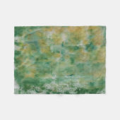 Abstraktes Wasserfarb-Wurfdecke Fleecedecke (Vorderseite (Horizontal))