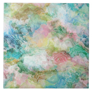 Abstraktes Wasserfarbe-Grunge-Muster Ozean Fliese