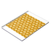 Abstraktes Wasserfarbenmuster, nahtlos, handgezeic Notizblock (Linke Seite)