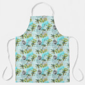 Abstraktes Wasserfarbenmuster Schürze (Vorderseite)
