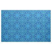 Abstraktes Wasserfarbmuster - Denim Blue Stoff (Fat Quarter (45,7 x 55,9 cm))