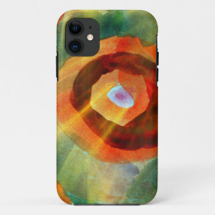 abstraktes Wassergrün der Kunstbeschaffenheit, iPhone 11 Hülle