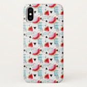 Abstraktes Wassermelone-Muster Case-Mate iPhone Hülle (Rückseite)