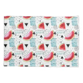 Abstraktes Wassermelone-Muster Kissenbezug (Rückseite-Links)