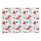 Abstraktes Wassermelone-Muster Kissenbezug (Vorderseite-Rechts)