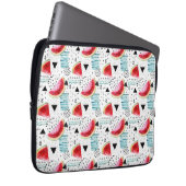 Abstraktes Wassermelone-Muster Laptopschutzhülle (Vorne Rechts)