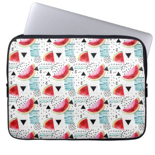 Abstraktes Wassermelone-Muster Laptopschutzhülle