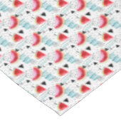 Abstraktes Wassermelone-Muster Tischdecke (Schrägansicht)