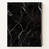 Abstraktes Watercolor Art Notebook Notizblock (Rückseite)