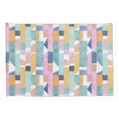 Abstraktes Watercolor-Form-Muster Kissenbezug (Rückseite-Rechts)