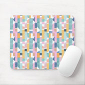 Abstraktes Watercolor-Form-Muster Mousepad (Mit Mouse)