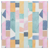 Abstraktes Watercolor-Form-Muster Stoff (Nahaufnahme)