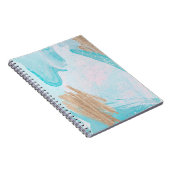 Abstraktes Watercolor-Notebook Notizblock (Rechte Seite)